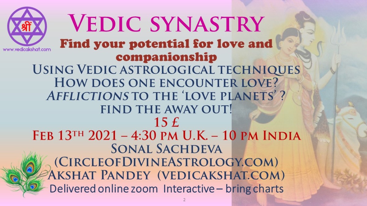 Buy Vedic Synastry Webinar 1 For Rs. 1500